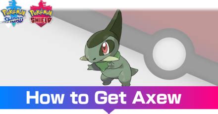 Pokemon Sword and Shield Axew .